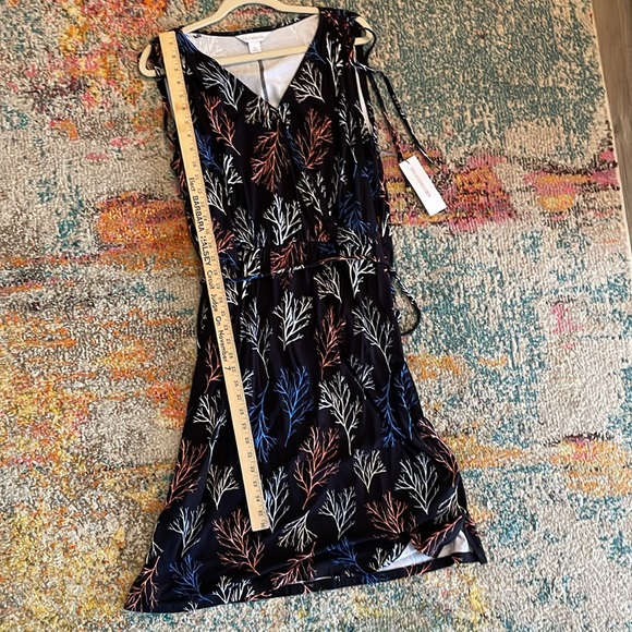 NWT Liz Claiborne Coral Print Dress. Size XL - Picture 5 of 5